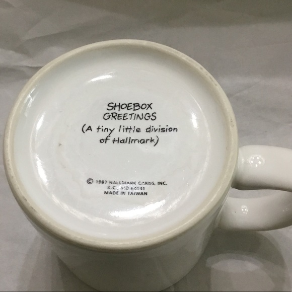 Vintage 1987 my life is so exciting coffee cup mug - Picture 4 of 5